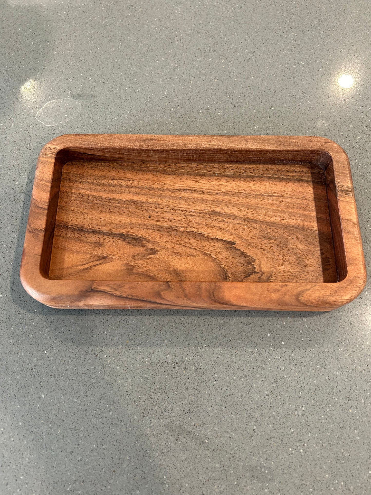 Decorative Hardwood Catch-all Tray