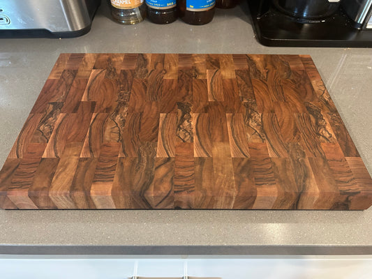 Beautiful Orchard Walnut End Grain Cutting Board