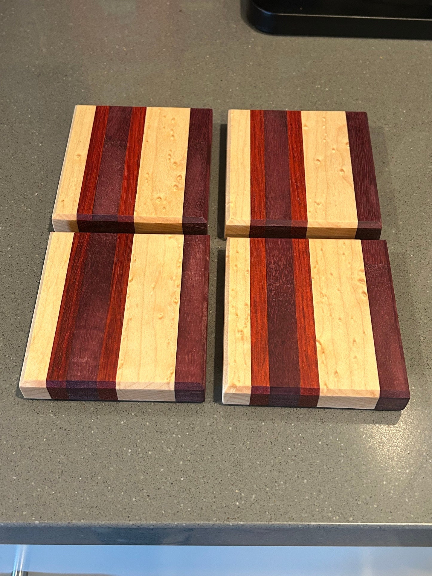 Exotic Hardwood Coasters