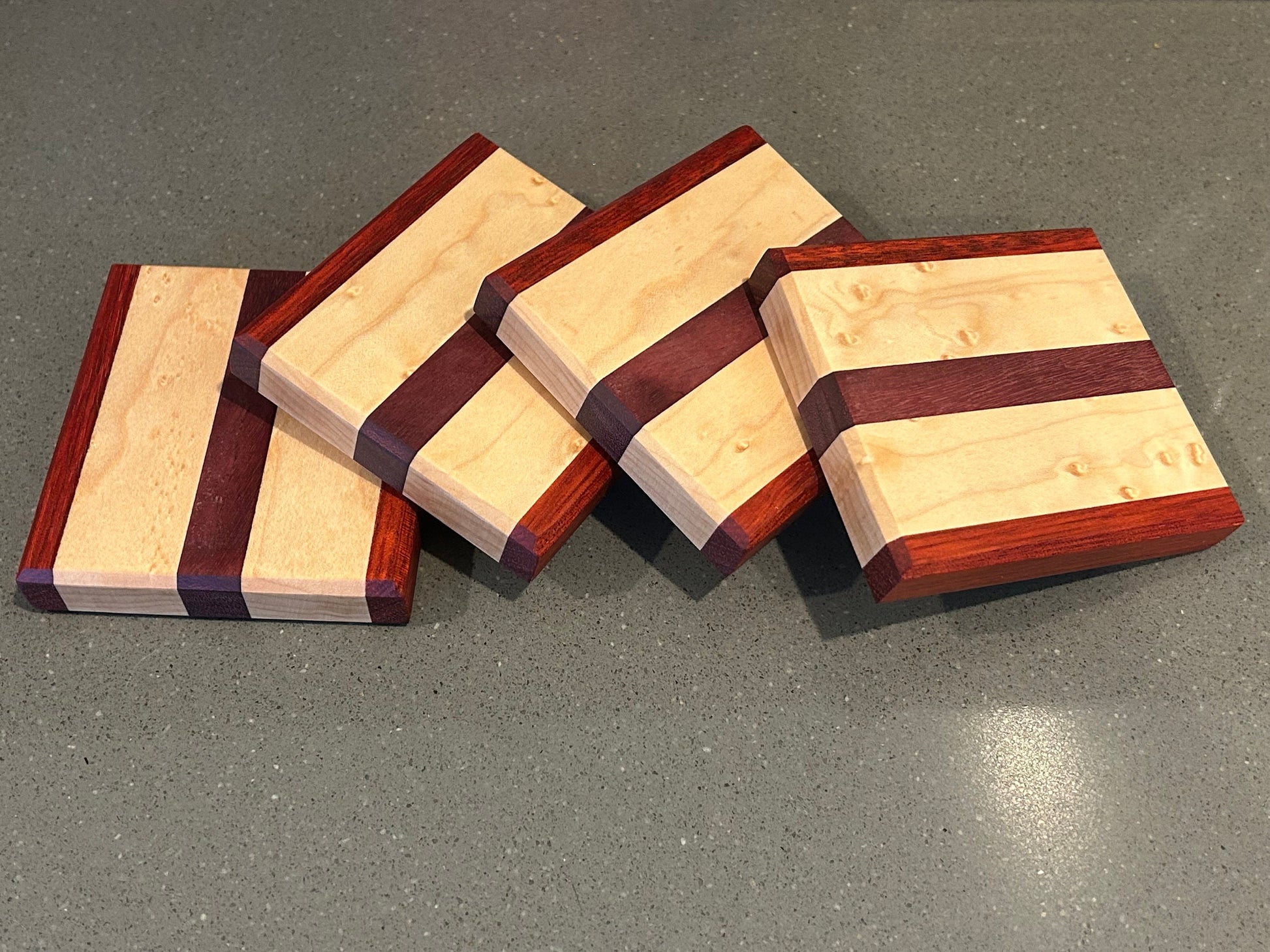 Exotic Hardwood Coasters