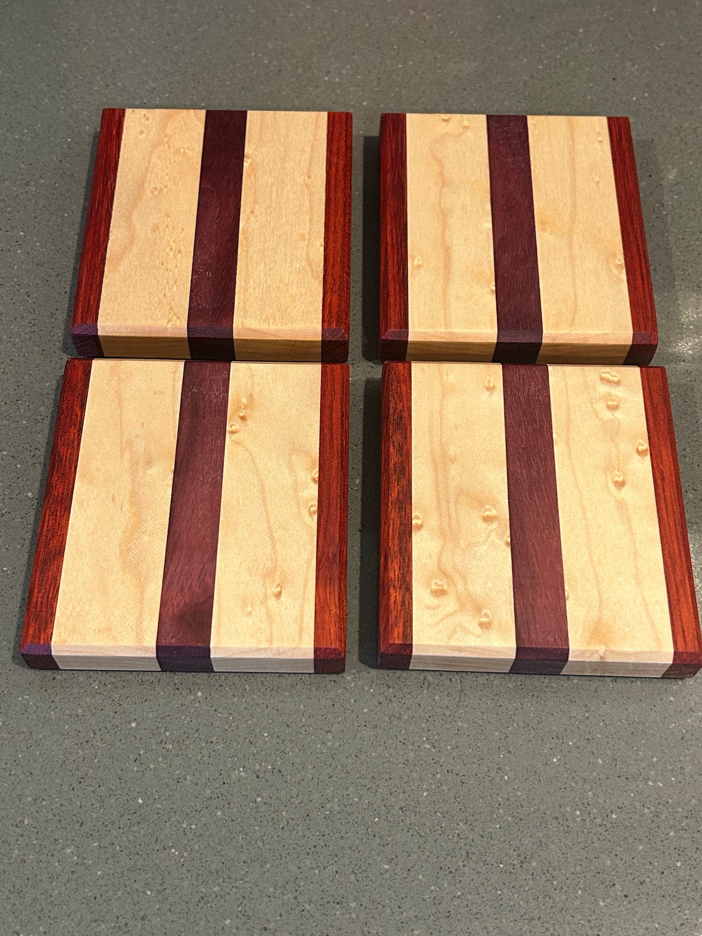 Exotic Hardwood Coasters