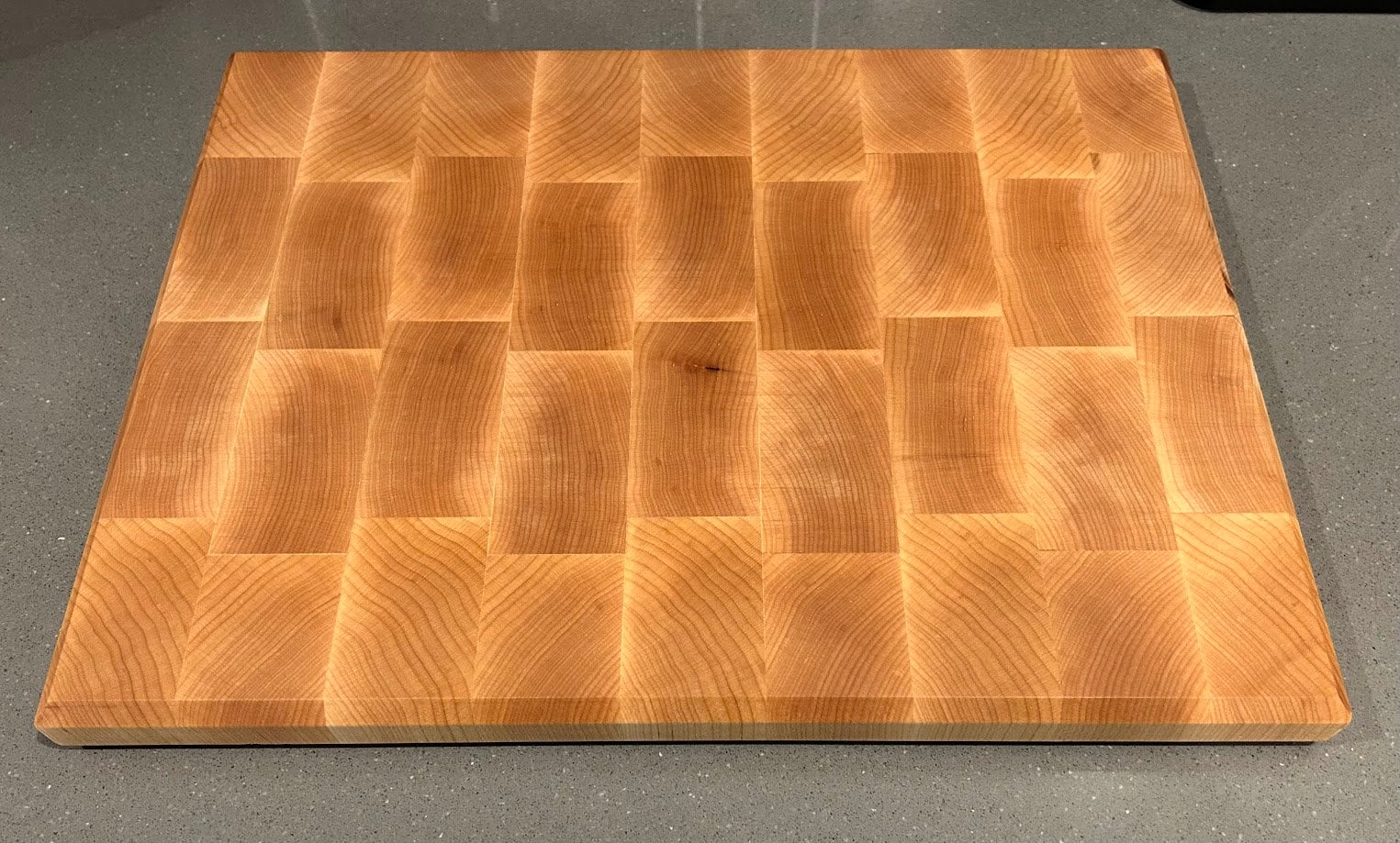 White Maple End Grain Cutting Board