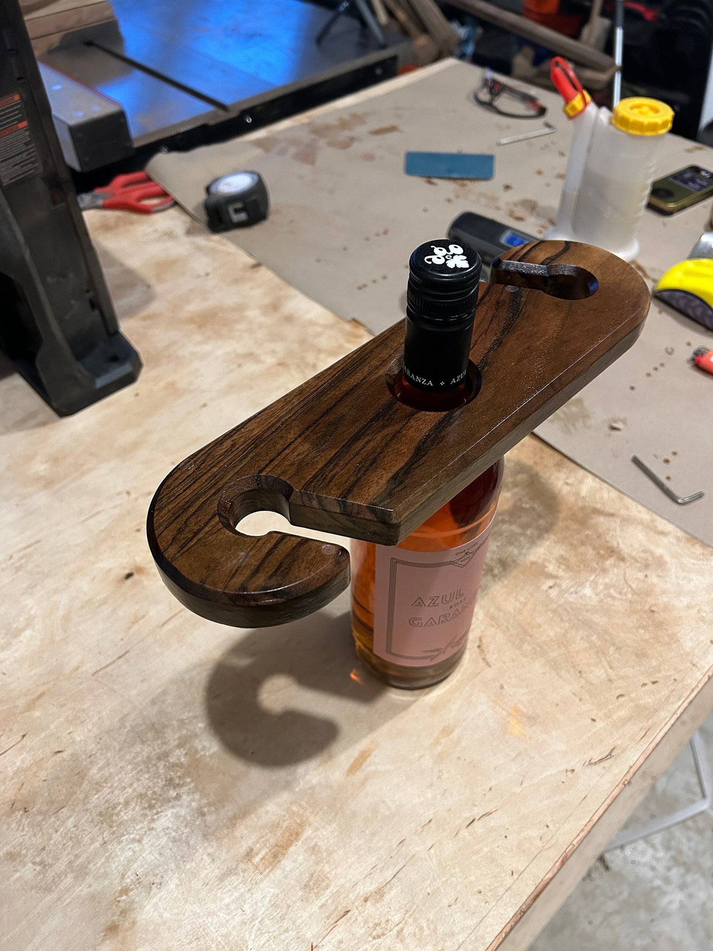 Beautiful Orchard Walnut Wine Caddy