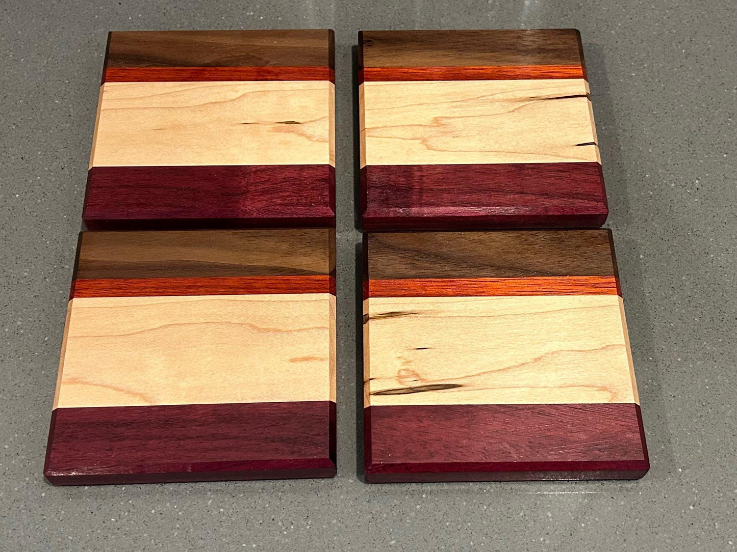 Exotic Hardwood Coasters