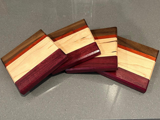 Exotic Hardwood Coasters