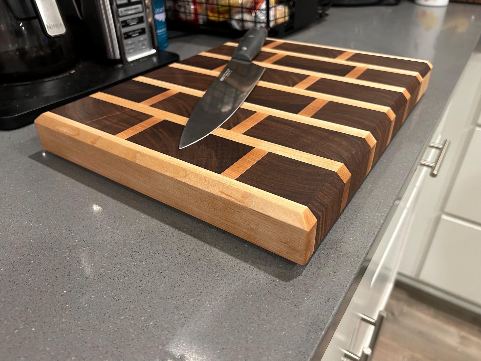 Beautiful Brick Pattern Cutting Board