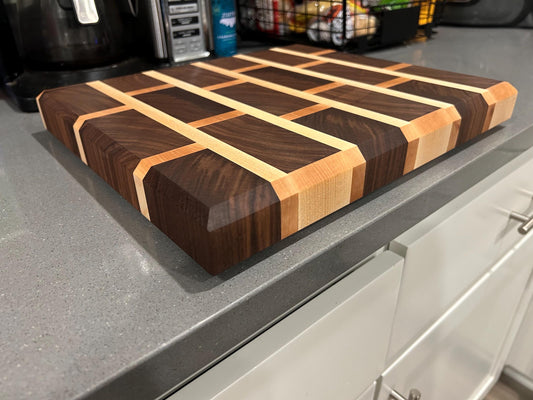 Beautiful Brick Pattern Cutting Board