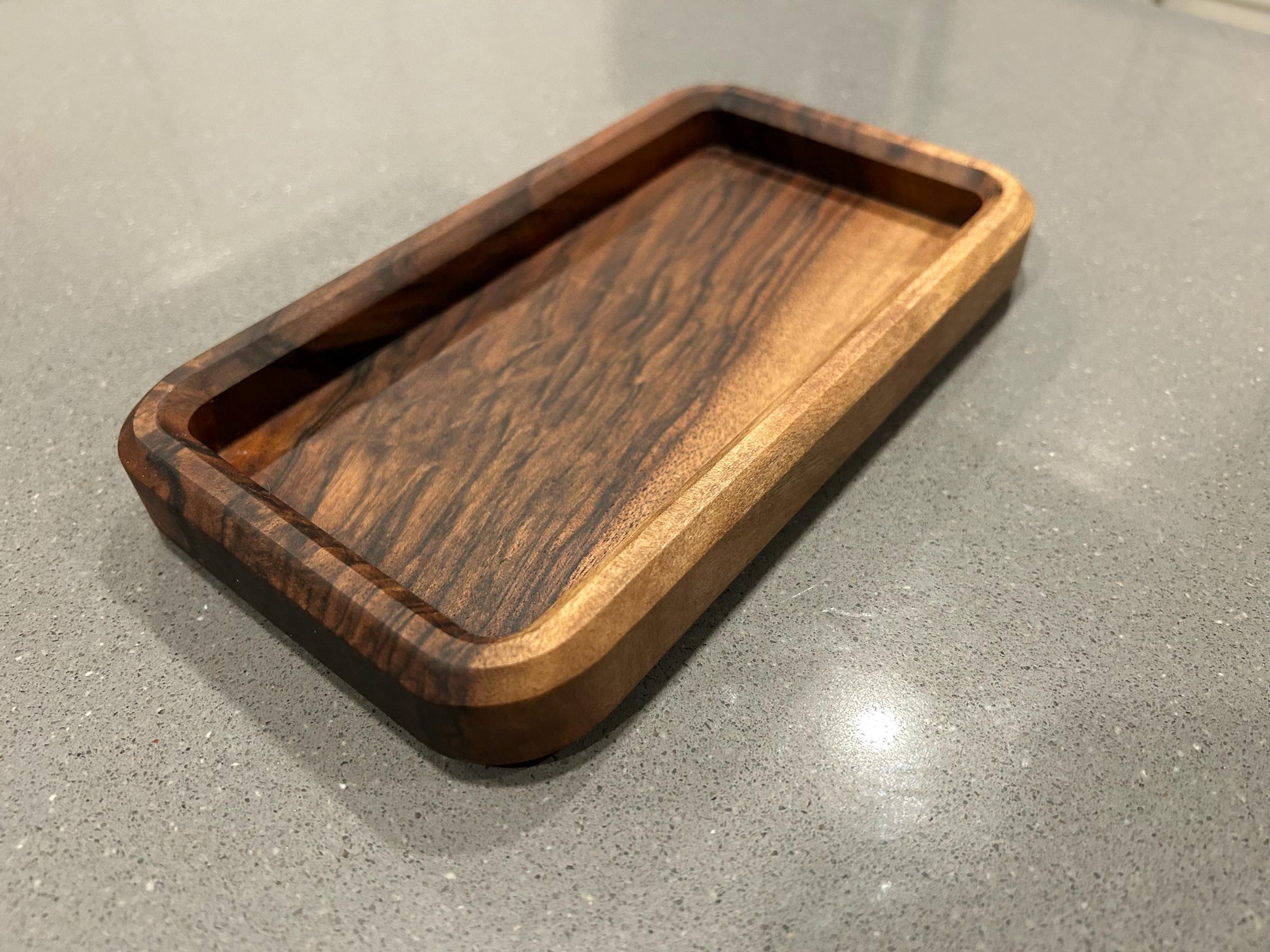 Beautiful One-of-a-Kind Orchard Walnut Catch-All Tray