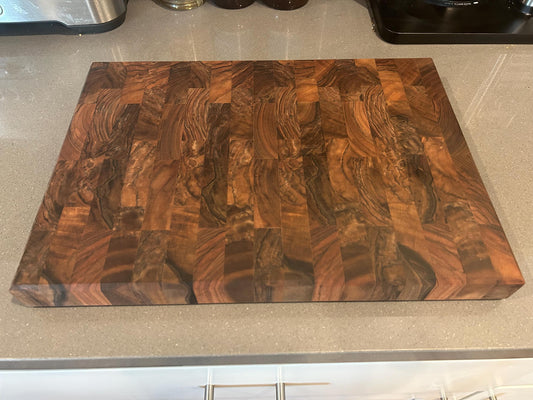 Beautiful Orchard Walnut End Grain Cutting Board